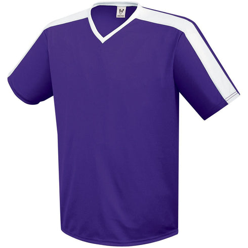 Russell Athletic Genesis Soccer Jersey (322730), Color 'Purple/White'